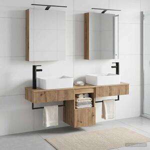 Sada koupelnových skříněk 5 ks Dub artisan Kompozitní dřevo 3406318