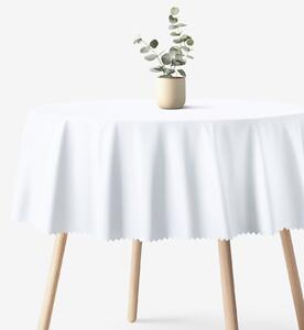 Goldea kulatý teflonový ubrus - bílý Ø 140 cm