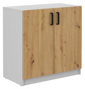 Skříňka spodní s dvířky Malta 102 dub artisan/sv.šedá - FALCO