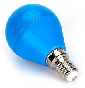 LED Žárovka G45 E14/4W/230V modrá - Aigostar