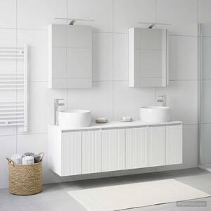Sada koupelnových skříněk 5 ks Bílá Kompozitní dřevo 3406511