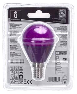 LED Žárovka G45 E14/4W/230V fialová - Aigostar