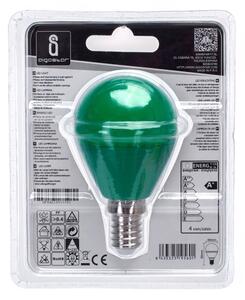 LED Žárovka G45 E14/4W/230V zelená - Aigostar