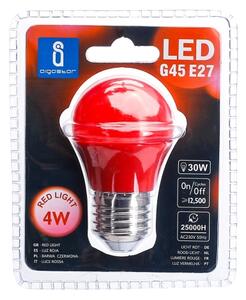LED Žárovka G45 E27/4W/230V červená - Aigostar