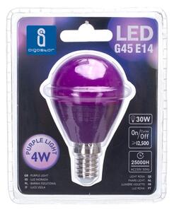 LED Žárovka G45 E14/4W/230V fialová - Aigostar