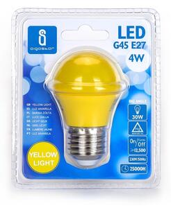 LED Žárovka G45 E27/4W/230V žlutá - Aigostar