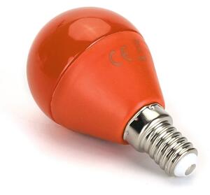 LED Žárovka G45 E14/4W/230V oranžová - Aigostar