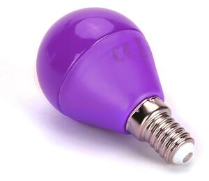 LED Žárovka G45 E14/4W/230V fialová - Aigostar