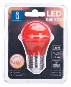 LED Žárovka G45 E27/4W/230V oranžová - Aigostar