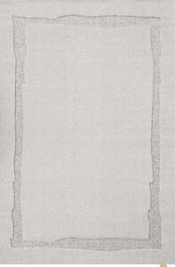 Světle šedý vlněný koberec 133x190 cm Morphic Rocca – Agnella