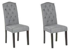 Set 2 ks. jídelních židlí SIREL (šedá). 1023189
