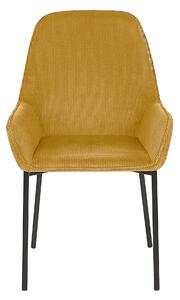 Set 2 ks. jídelních židlí LARNO (žlutá). 1023195