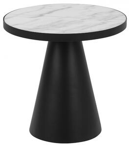 Design Scandinavia Konferenční stolek Soli, 46 cm, černá/bílá