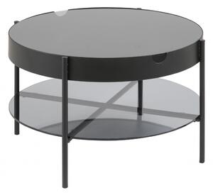 Design Scandinavia Konferenční stolek Tipton, 75 cm, černá