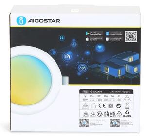 Aigostar - LED Stmívatelné podhledové svítidlo LED/9W/230V pr. 14,5 cm Wi-Fi