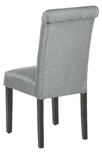 Set 2 ks. jídelních židlí VALLA (šedá). 1023202