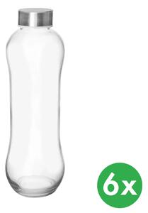 Skleněná láhev s víčkem 0,6 l, balení 6 ks