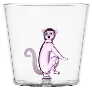 Ichendorf Milano designové sklenice na vodu Savannah Tumbler Pink Monkey