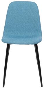 BHM Germany Jídelní židle Giverny, textil, modrá modrá