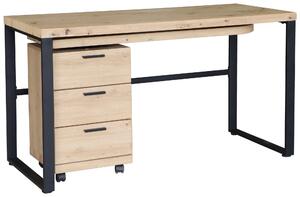 PSACÍ STŮL, černá, barvy dubu, 140/60/76 cm Venda - Kancelářské stoly