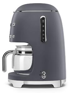 Kávovar na překapávanou kávu Smeg 50's style DCF02GREU / 1050 W / 1,4 l / šedá