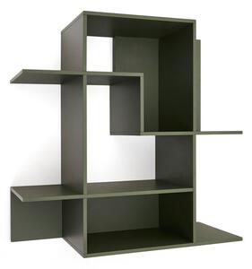 Zelený modulární policový systém 80x80x25 cm Ina – Kave Home