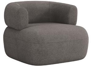 -25 % Dny MOMENTI– Windsor & Co Šedé bouclé křeslo Aldrin
