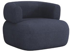 -25 % Dny MOMENTI– Windsor & Co Tmavě modré bouclé křeslo Aldrin