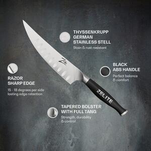 Zelite Infinity by Klarstein Comfort Pro, 6" vykosťovací nůž, 56 HRC, speciální výbrus, nerezová ocel