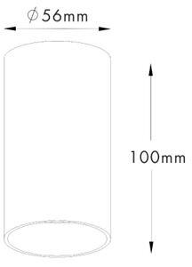 Zuma Line 92679-N - Bodové svítidlo TUBA SL 1xGU10/50W/230V bílá