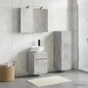 Sada koupelnového nábytku 4 ks Betonově šedá 3407458