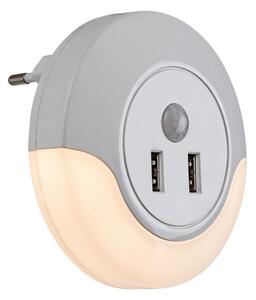 Rabalux 76012 - LED Noční světlo do zásuvky se senzorem DEMBO LED/13,9W/230V
