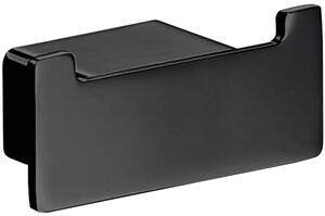 EMCO loft dvojitý háček, 70, 30, 33 mm, černý, 1 ks