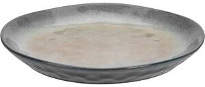 Kameninový dezertní talíř Dario, 20 cm, hnědá