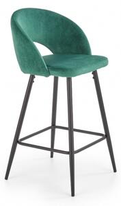 Halmar barová židle H-96 + barevné provedení: zelená
