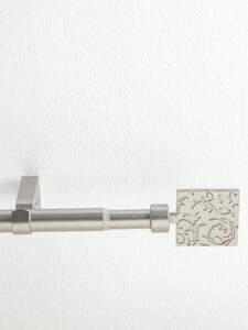 Garnýž jednořadá Paolo - broušený nikl 120 - 210 cm