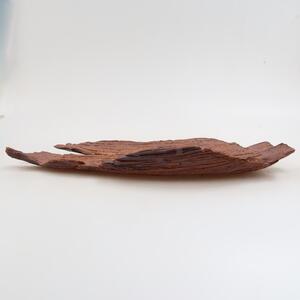 E-bonsai Keramická Skořápka 30,5 x 18 x 3,5 cm hnědá
