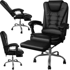 Malatec 23286 Kancelářská židle EKO kůže černá