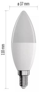 LED RGB Stmívatelná žárovka GoSmart E14/4,8W/230V 2700-6500K Wi-Fi Tuya