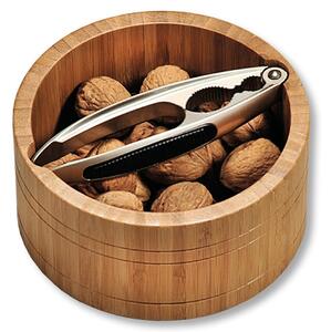 Dřevěná miska na ořechy s louskáčkem Nuts, 17x7 cm
