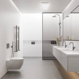 MEGAMAN LED stropní svítidlo Bruno, 60 cm, 23 W, IP44, bílé, Bílá / opál, Koupelna, Plast, Moderní
