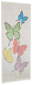 Dveřní závěs proti hmyzu bambus 90 x 200 cm