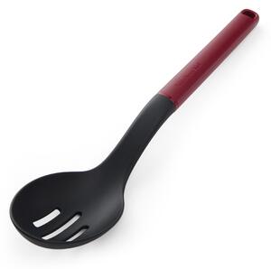 Lžíce na vaření KitchenAid Classic Collection 34 cm děrovaná červená KHA004OHEREG