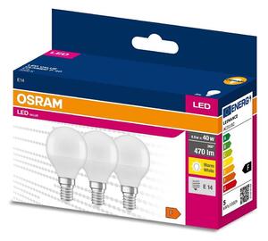 SADA 3x LED Žárovka P45 E14/4,9W/230V 3000K - Osram