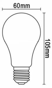 LED Žárovka FILAMENT A60 E27/7,5W/230V 3000K