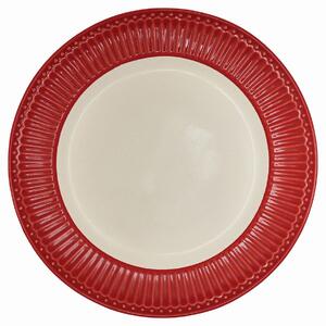 Obědový talíř Alice red 26 cm