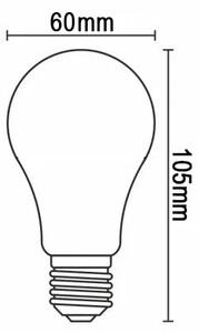 LED Žárovka FILAMENT A60 E27/6W/230V 3000K
