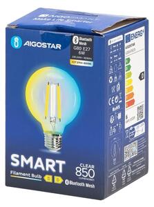 LED Žárovka FILAMENT G80 E27/6W/230V 2700-6500K - Aigostar