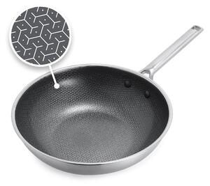 Pánev WOK 28 cm GreenPan APEX, nepřilnavá, nerezová CC010199-001