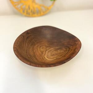 RV Wood Dřevěná miska z ořechu černého průměr 18 cm